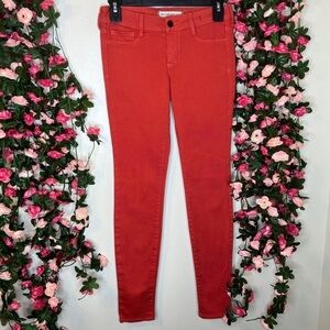 Bullhead Black Red Denim Skinny Jeans Women’s 3 Casual Comfort Stretch